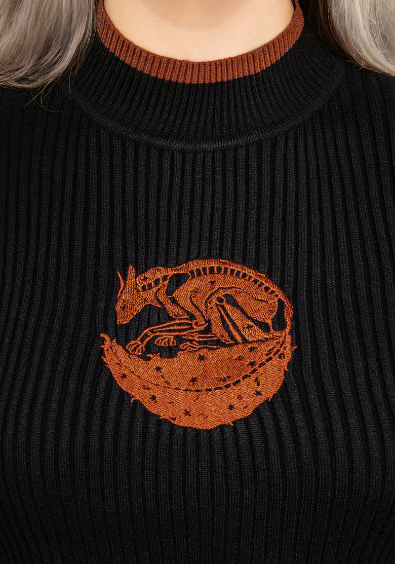 Foxfire Embroidered Knit Jumper