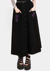 Scutellaria Button Up Midaxi Skirt