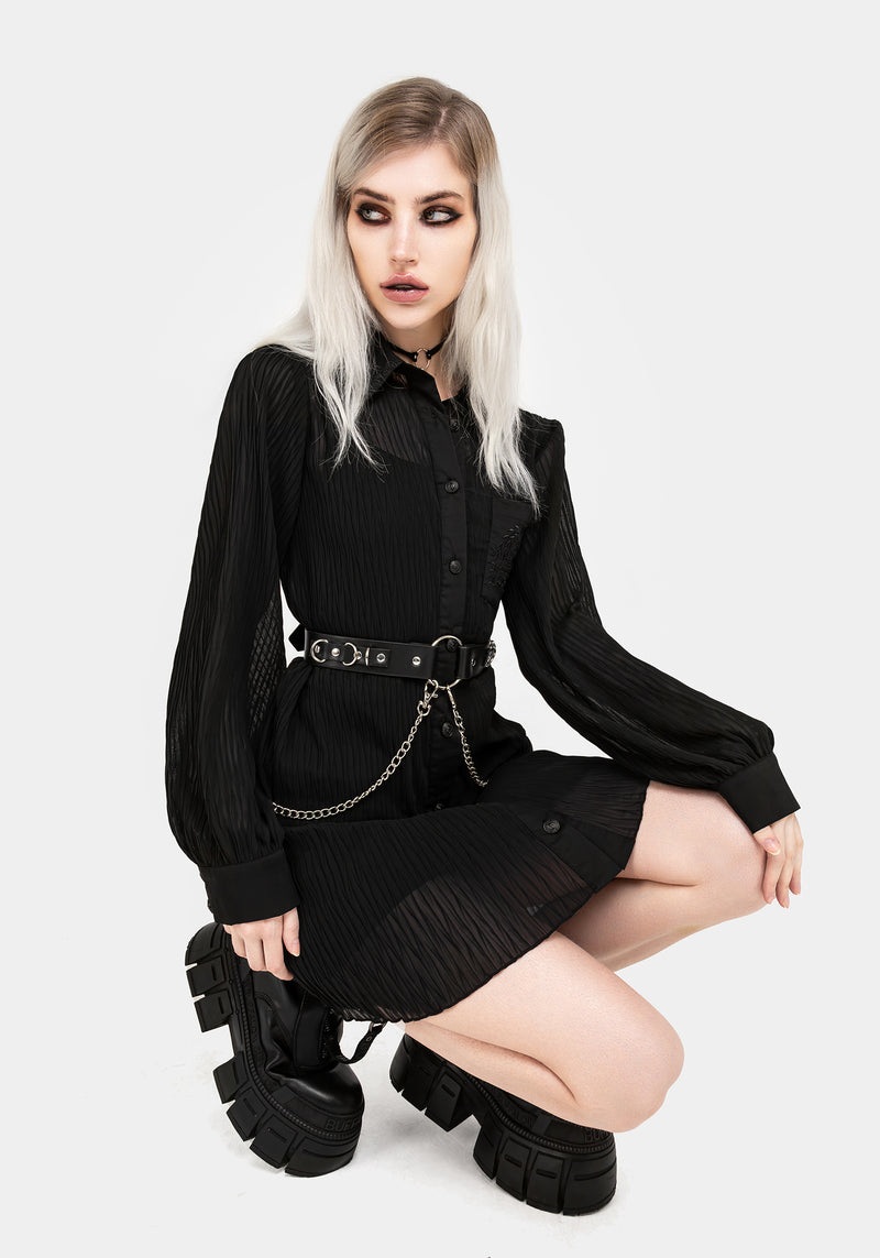 Obscura Mini Shirt Dress