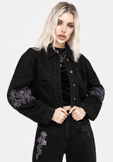 Deadhead Bestickt Denim Zimmermann Jacke