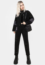 Deadhead Bestickt Denim Zimmermann Jacke