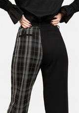 Checkmate High Waist Tapered Trousers