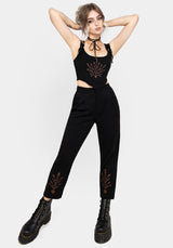 Cybele Embroidered Tapered Trousers