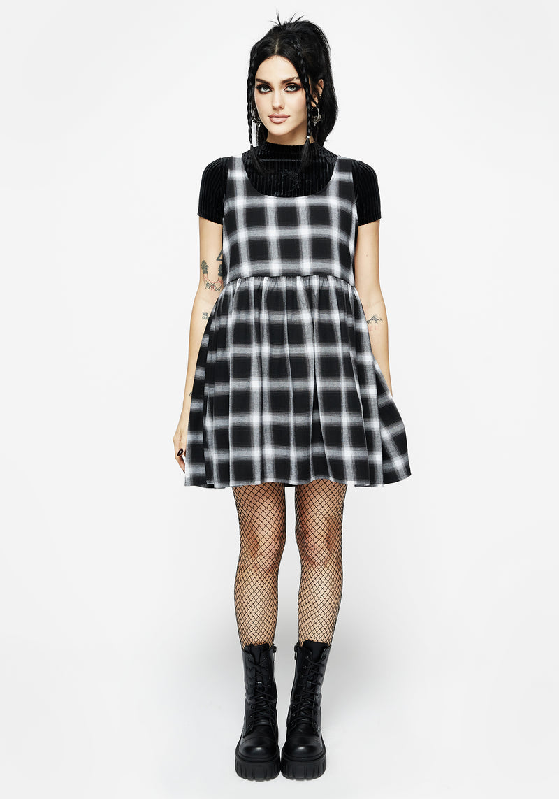 Singles Plaid Dress