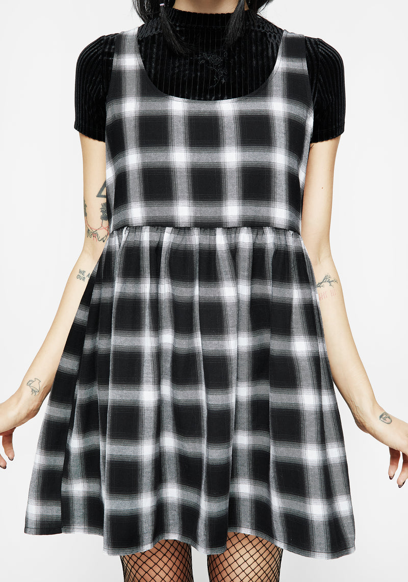 Singles Plaid Dress