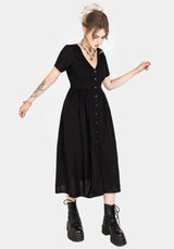 Rowan Linen Button Up Midi Dress