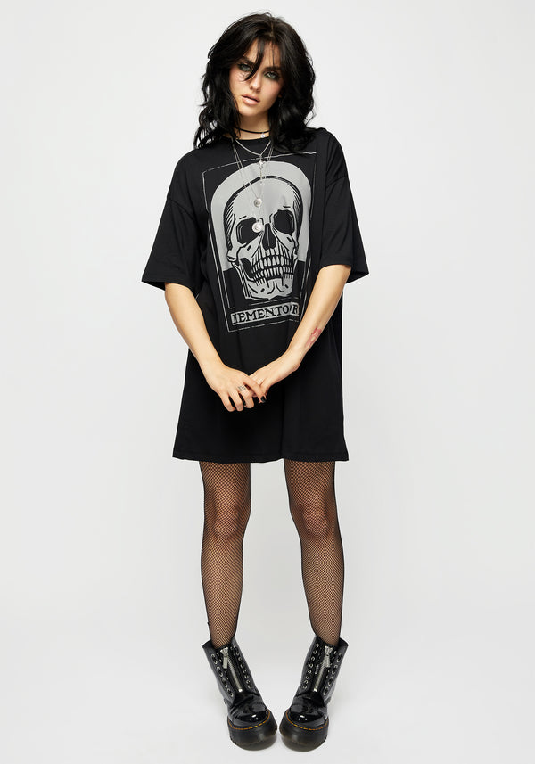 Memento Mori T-Shirt Kleid