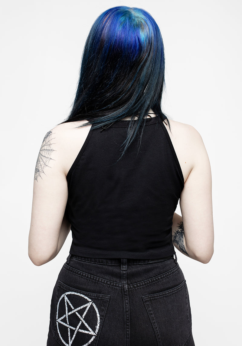 Witch Racer Back Crop Vest