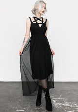 Incantation Mesh Maxi Kleid