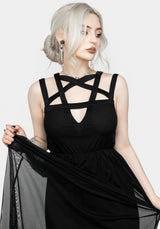 Incantation Mesh Maxi Kleid