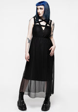 Incantation Mesh Maxi Kleid