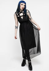 Incantation Mesh Maxi Kleid