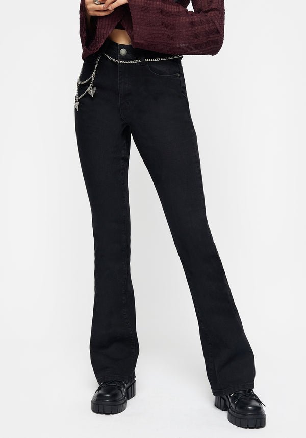 Titania Bootcut Jean Mit Anhänger Kette