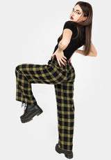 Rapture Wide Leg Check Trousers