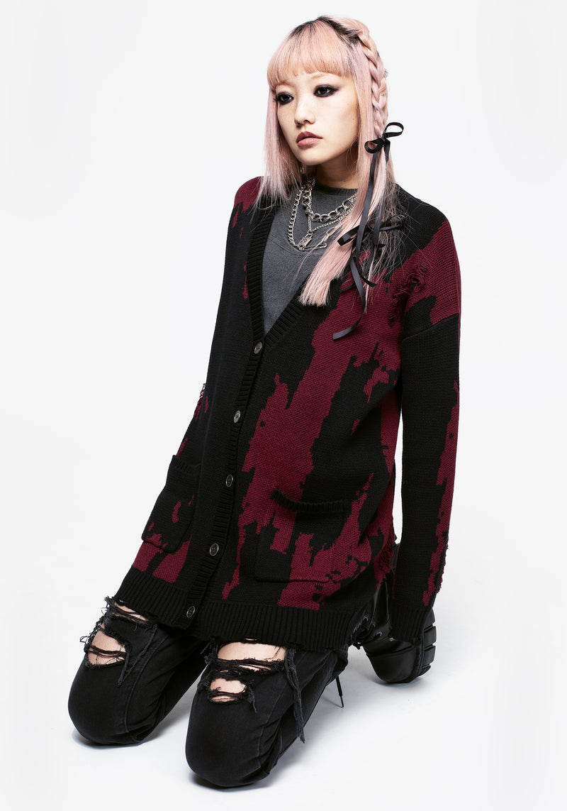 Snag Abgenutzt Oversize Cardigan