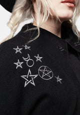 Hex Bestickt Cardigan