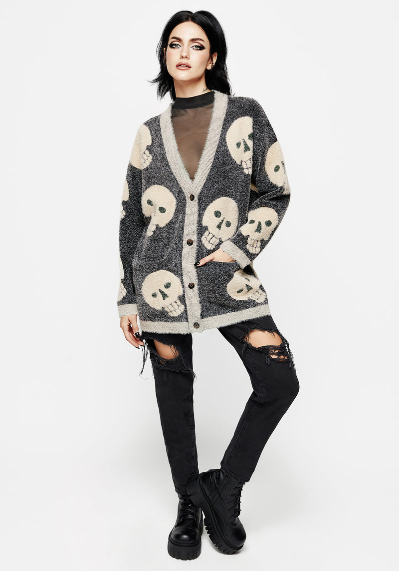 Crania Fluffy Knit Cardigan