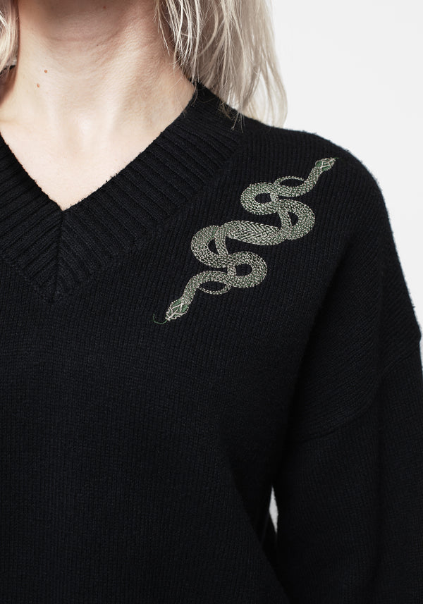 Zarina Embroidered Jumper