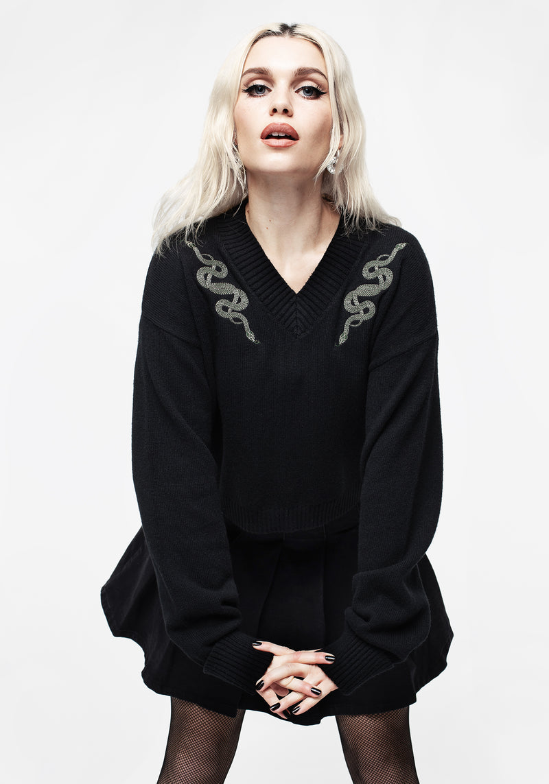 Zarina Embroidered Jumper