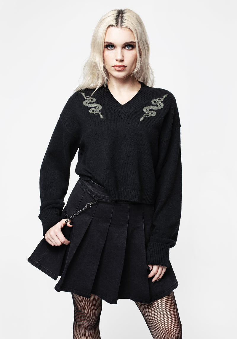 Zarina Bestickt Pullover