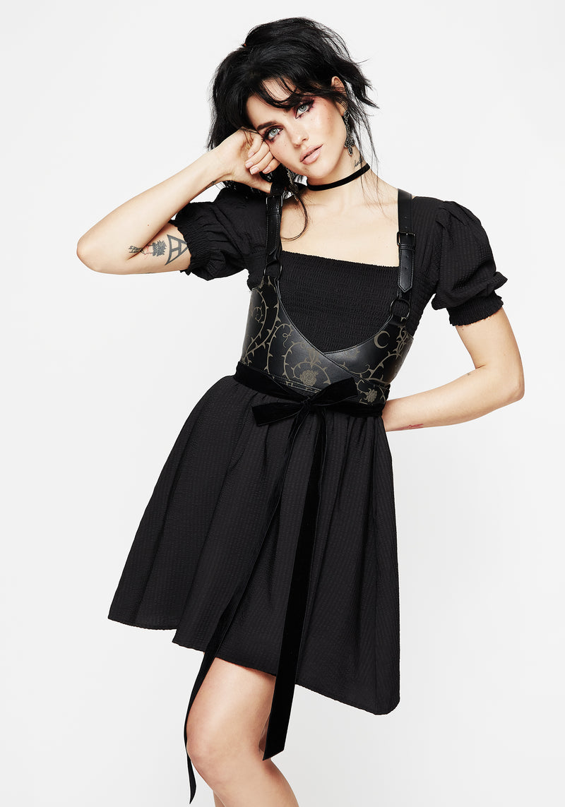 Morna Puff Sleeve Mini Dress