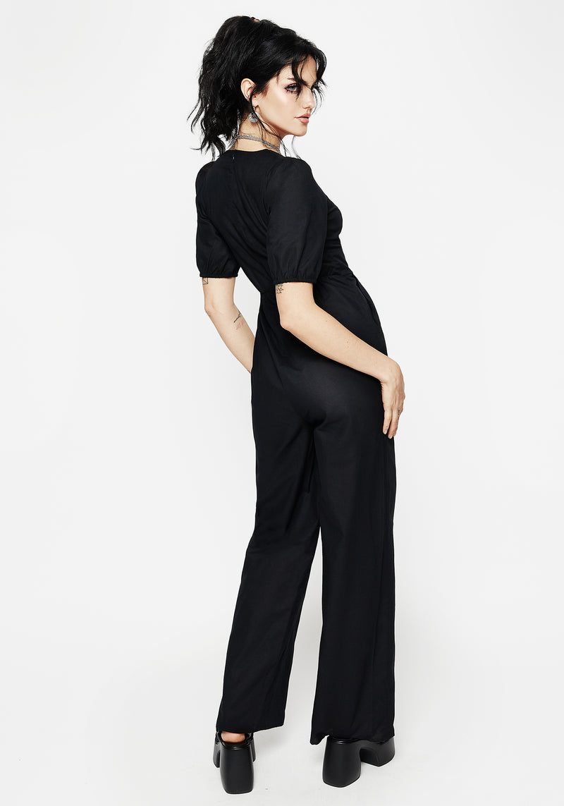 Briar Embroidered Linen-Blend Jumpsuit