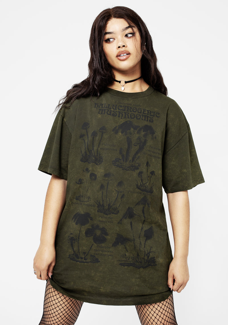 Psychotrope Mushroom Tee Dress