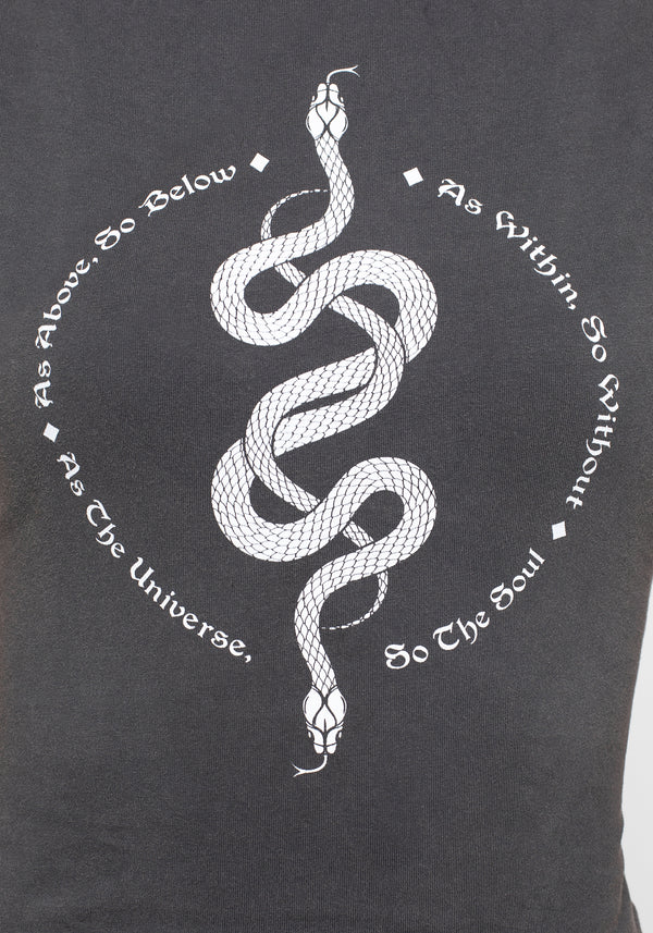 Hermetica Grafik Druck Ärmellos T-Shirt