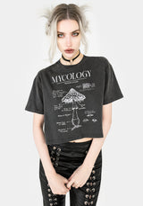 Mycology Kastenförmig Kurz T-Shirt