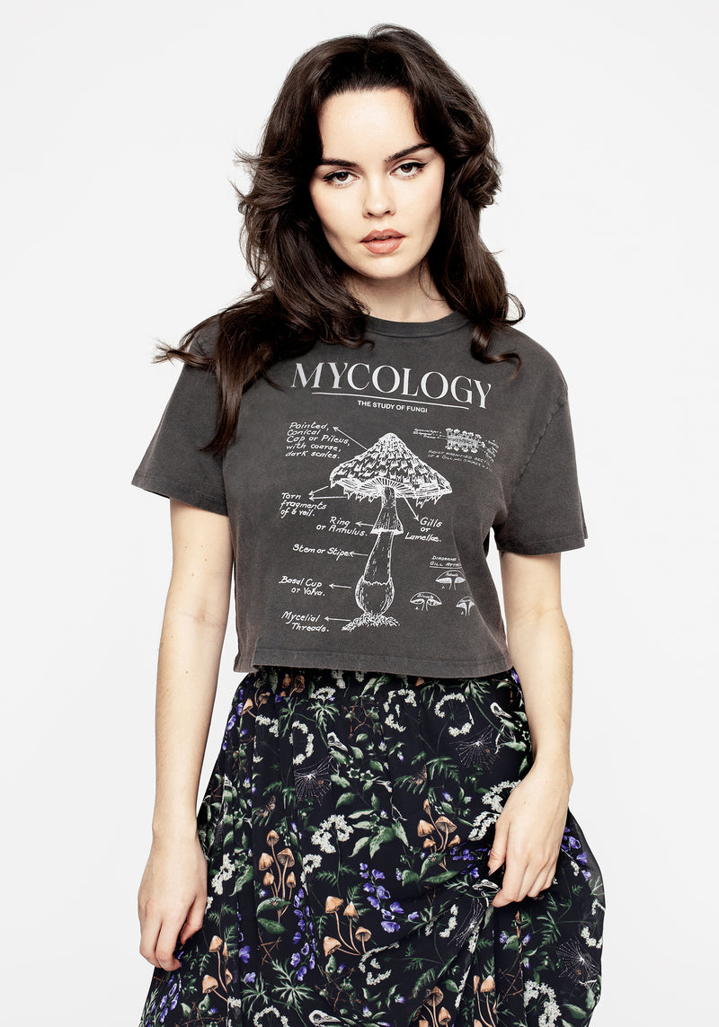 Mycology Kastenförmig Kurz T-Shirt