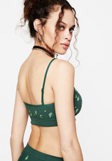 Dianne Farn Bestickt Bralette