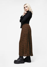 Rosamoth Button Up Midi Skirt