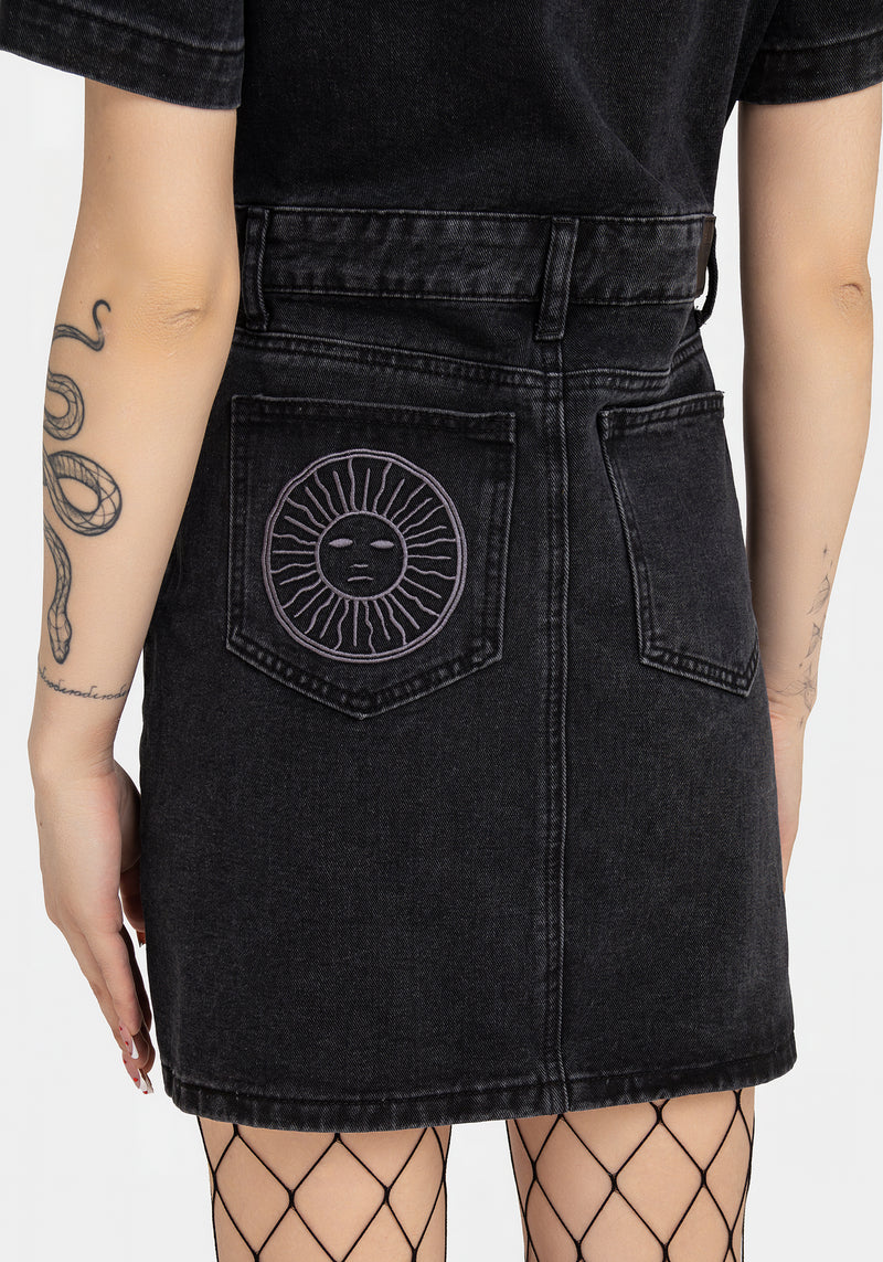 Invictus Denim Mini Hemd Kleid