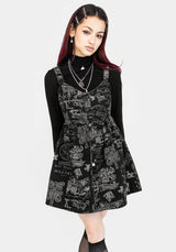 Heresy Button Up Mini Apron Dress