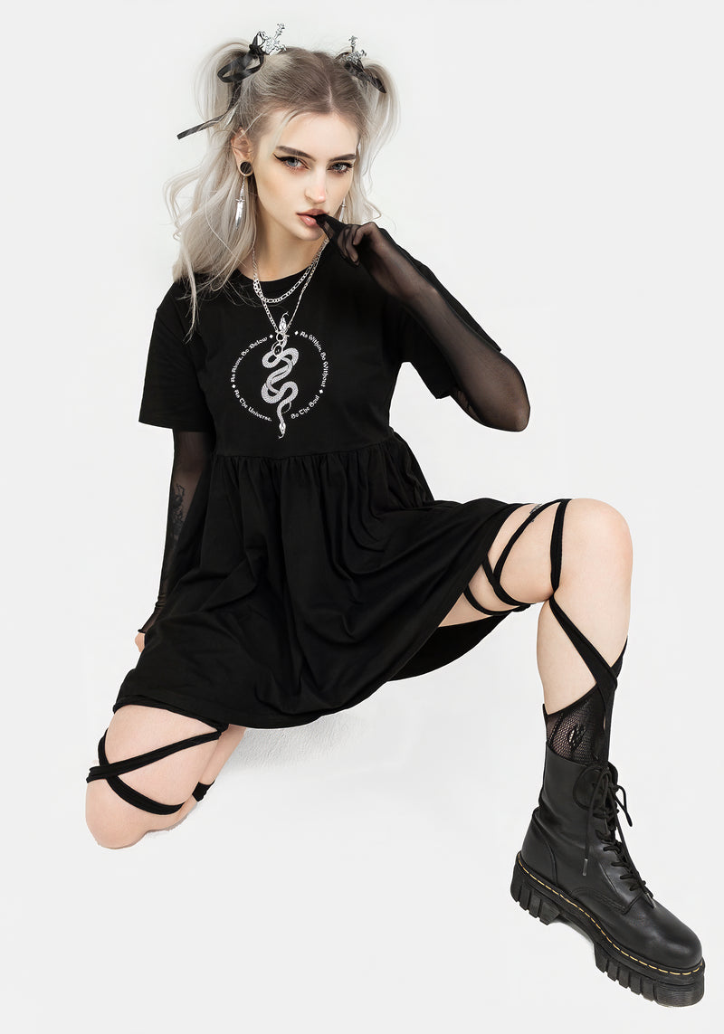 Hermetica Jersey Skater Kleid