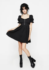 Betrayal Zip Up Mini Dress