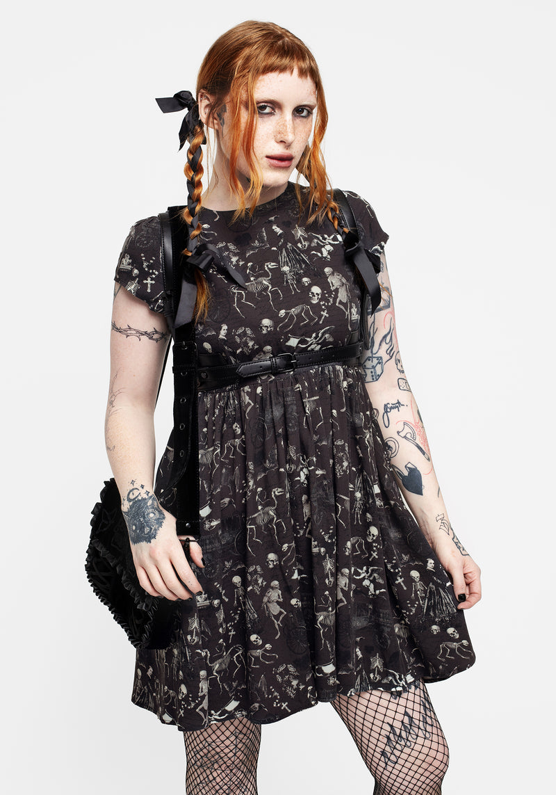 Melancholia Mini Skater Kleid