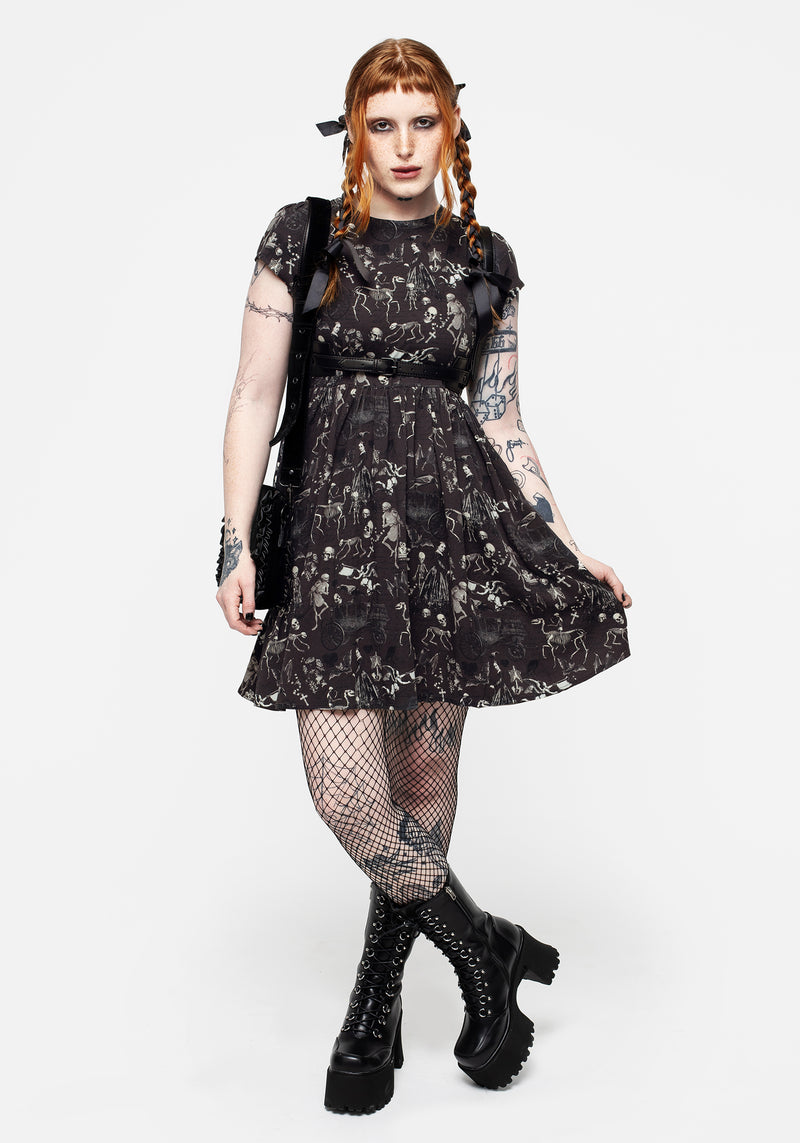 Melancholia Mini Skater Kleid