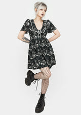 Nightbloom Collared Mini Dress