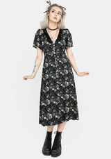 Nightbloom Button Up Midi Dress