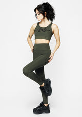 Venin Schlange Athleisure Leggings