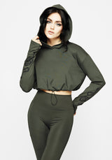 Venin Snake Athleisure Crop Hoody