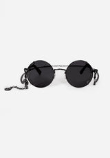 Emilie Round Sunglasses Mit Kette