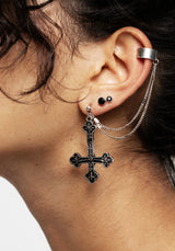 Crux Chain Cuff Earrings