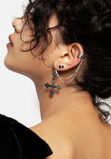 Crux Chain Cuff Earrings