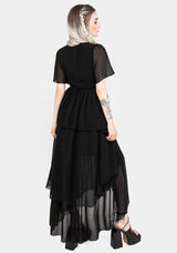 Sasha Gestuft High-Low Kleid