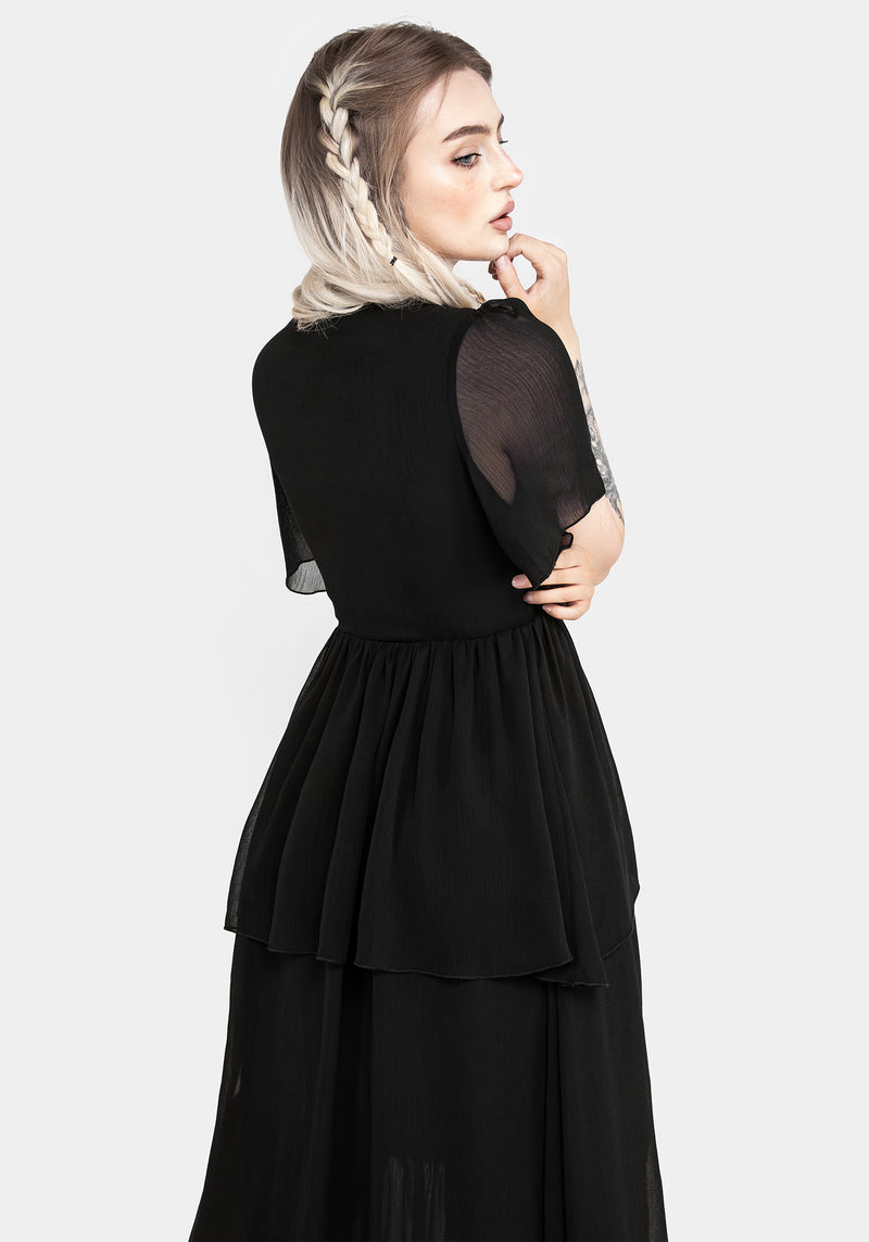 Sasha Gestuft High-Low Kleid