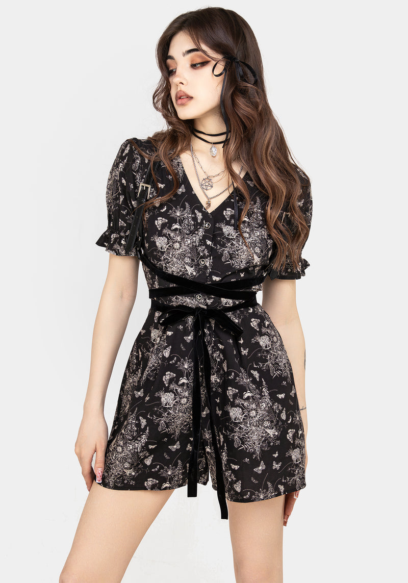 Thalia Button Up Playsuit