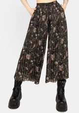 Ophelia Plissiert Chiffon Culottes