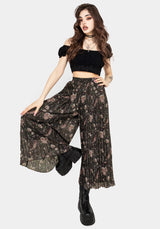 Ophelia Pleated Chiffon Culottes